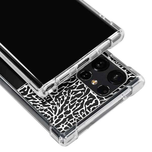 NBA Brooklyn Nets Elephant Print Galaxy S23 Ultra Clear Case