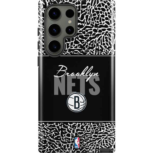 NBA Brooklyn Nets Elephant Print Galaxy S23 Ultra Pro Case
