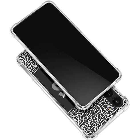 NBA Brooklyn Nets Elephant Print Galaxy S24 FE Clear Case