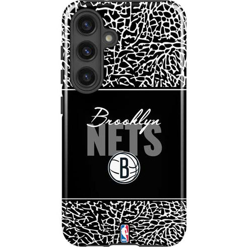 NBA Brooklyn Nets Elephant Print Galaxy S25 Impact Case