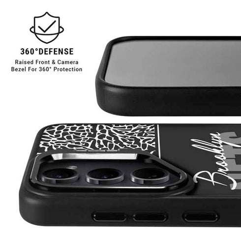 NBA Brooklyn Nets Elephant Print Galaxy S25 Kickstand Case