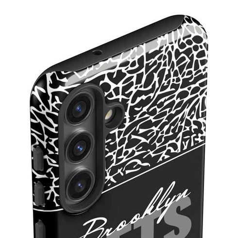 NBA Brooklyn Nets Elephant Print Galaxy S25 Plus Impact Case