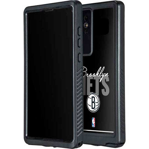 NBA Brooklyn Nets Elephant Print Galaxy S24 Ultra Waterproof Case