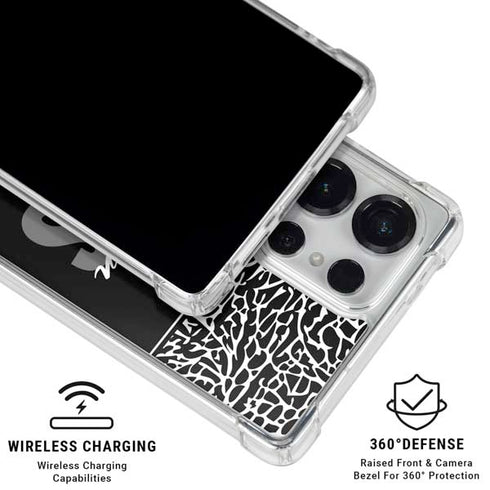 NBA Brooklyn Nets Elephant Print Galaxy S25 Ultra Clear Case