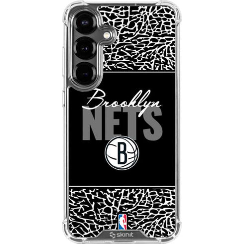 NBA Brooklyn Nets Elephant Print Galaxy S26 Clear Case