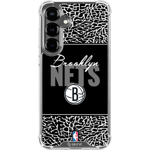 NBA Brooklyn Nets Elephant Print Galaxy S26 Plus Clear Case