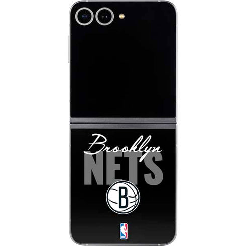 NBA Brooklyn Nets Elephant Print Galaxy Z Flip6 Skin