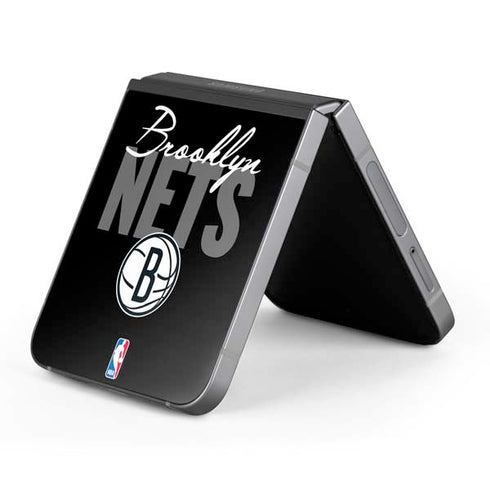 NBA Brooklyn Nets Elephant Print Galaxy Z Flip6 Skin