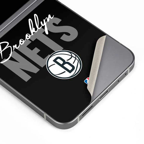 NBA Brooklyn Nets Elephant Print Galaxy Z Flip6 Skin