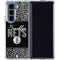 NBA Brooklyn Nets Elephant Print Galaxy Z Fold5 5G Clear Case