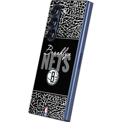 NBA Brooklyn Nets Elephant Print Galaxy Z Fold6 Skin