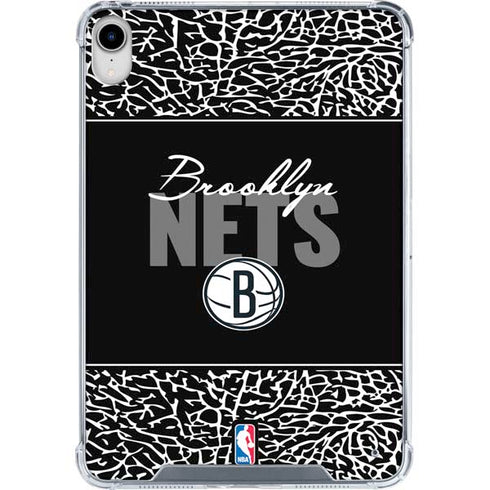 NBA Brooklyn Nets Elephant Print iPad 11th Gen (2025) Clear Case