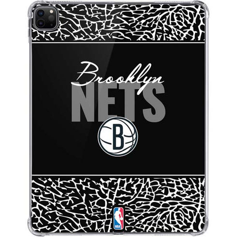 NBA Brooklyn Nets Elephant Print iPad Pro 11in (2024) Clear Case