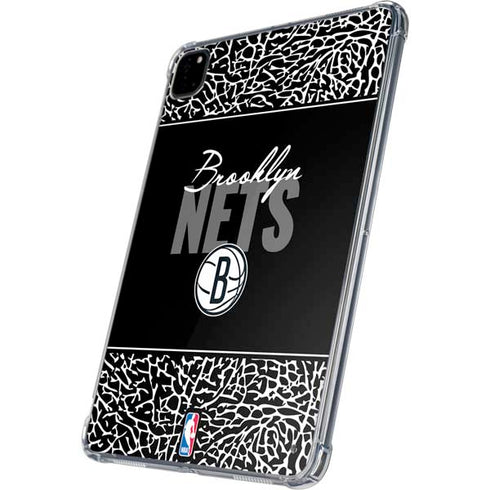 NBA Brooklyn Nets Elephant Print iPad Pro 11in (2024) Clear Case