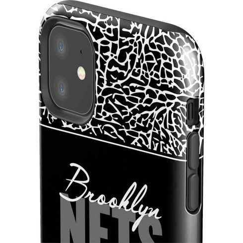 NBA Brooklyn Nets Elephant Print iPhone 11 Impact Case