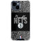 NBA Brooklyn Nets Elephant Print iPhone 15 Clear Case