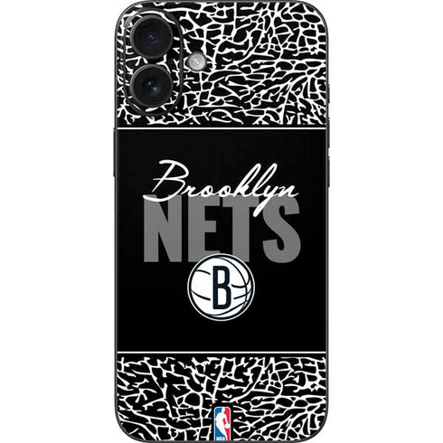 NBA Brooklyn Nets Elephant Print iPhone 16 Plus Skin