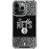 NBA Brooklyn Nets Elephant Print iPhone 16 Pro Max Clear Case