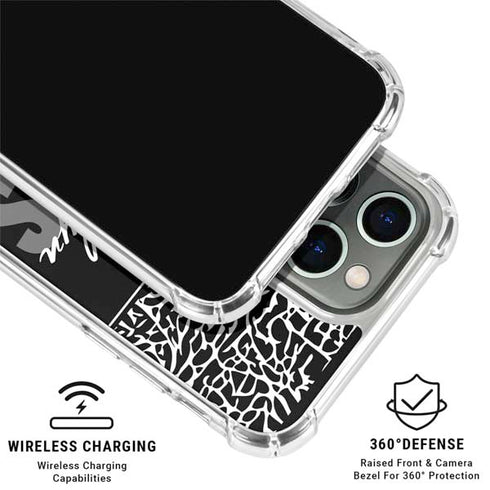 NBA Brooklyn Nets Elephant Print iPhone 16 Pro Max Clear Case