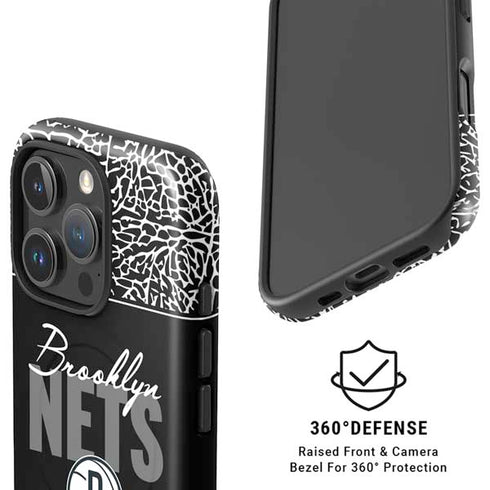 NBA Brooklyn Nets Elephant Print iPhone 16 Pro Max Magsafe Impact Case