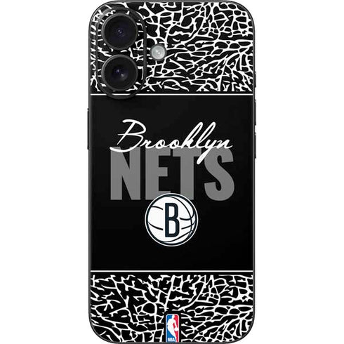 NBA Brooklyn Nets Elephant Print iPhone 16 Skin