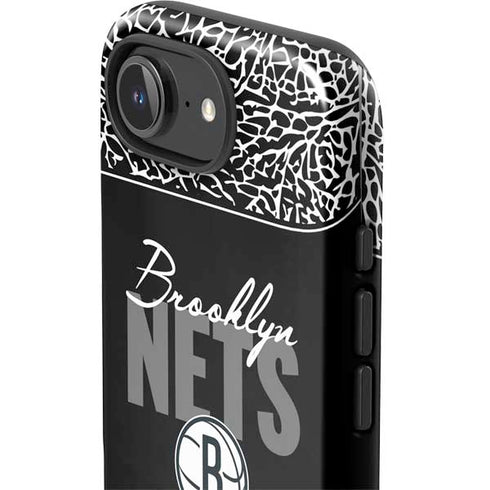 NBA Brooklyn Nets Elephant Print iPhone 16e Impact Case