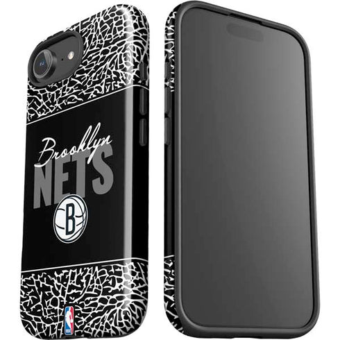 NBA Brooklyn Nets Elephant Print iPhone 16e Impact Case
