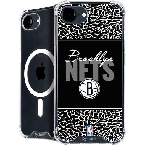 NBA Brooklyn Nets Elephant Print iPhone 16e MagSafe Case