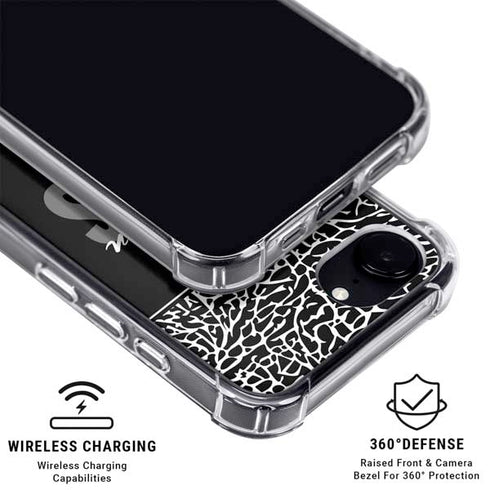 NBA Brooklyn Nets Elephant Print iPhone 16e MagSafe Case