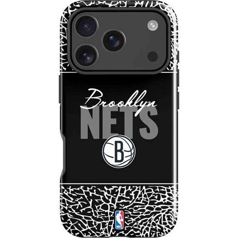 NBA Brooklyn Nets Elephant Print iPhone 18 Pro Max Impact Case