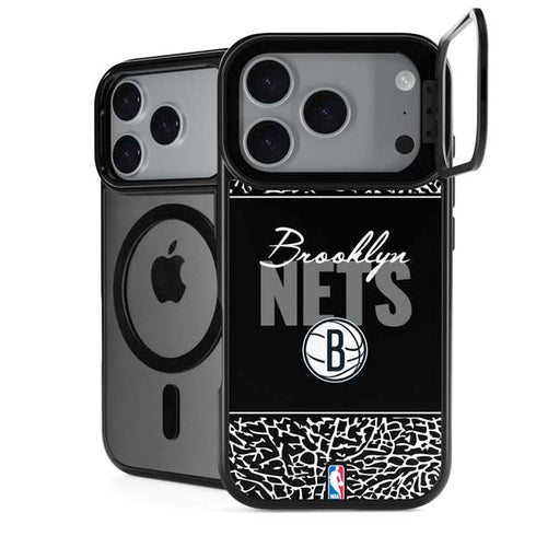 NBA Brooklyn Nets Elephant Print iPhone 18 Pro Max Kickstand Case