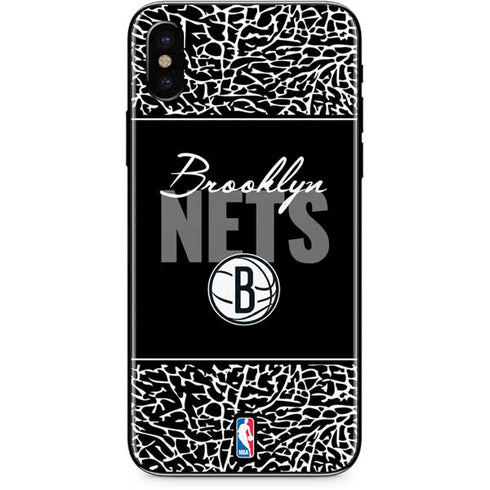 NBA Brooklyn Nets Elephant Print iPhone XS Max Skin