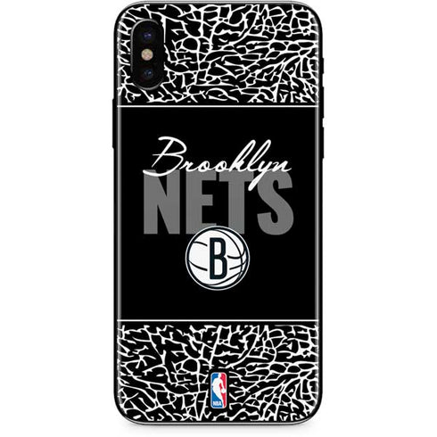 NBA Brooklyn Nets Elephant Print iPhone XS Skin