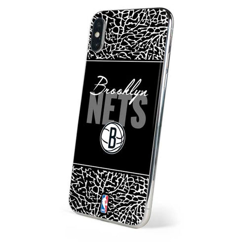 NBA Brooklyn Nets Elephant Print iPhone XS Skin