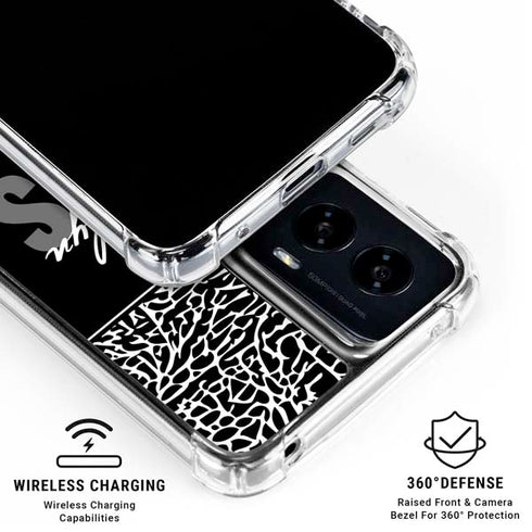 NBA Brooklyn Nets Elephant Print Moto G Power 5G (2024) Clear Case