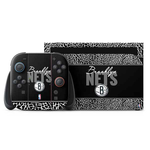 NBA Brooklyn Nets Elephant Print Nintendo Switch 2 (2025) with Joy-Con Skin