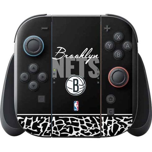 NBA Brooklyn Nets Elephant Print Nintendo Switch 2 (2025) with Joy-Con Skin