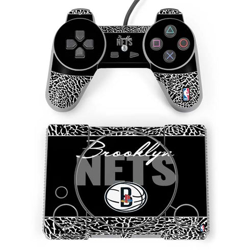 NBA Brooklyn Nets Elephant Print PlayStation Classic Bundle Skin