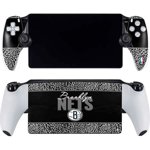 NBA Brooklyn Nets Elephant Print PlayStation Portal Remote Player Skin