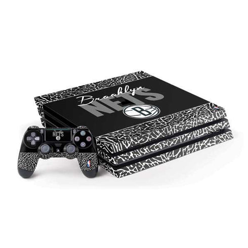 NBA Brooklyn Nets Elephant Print PS4 Pro Bundle Skin