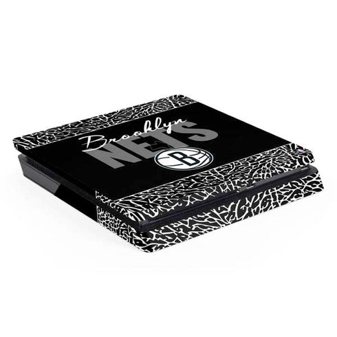NBA Brooklyn Nets Elephant Print PS4 Slim Skin