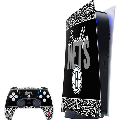 NBA Brooklyn Nets Elephant Print PlayStation PS5 Skins