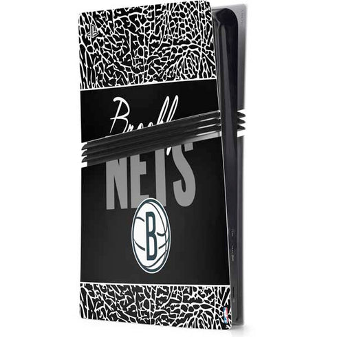 NBA Brooklyn Nets Elephant Print PS5 Pro Console Skin