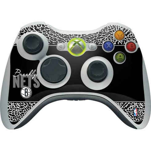 NBA Brooklyn Nets Elephant Print Xbox 360 Wireless Controller Skin