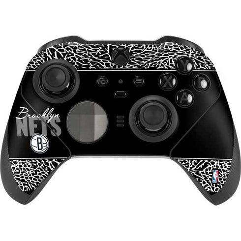 NBA Brooklyn Nets Elephant Print Xbox Elite Wireless Controller Series 2 Skin