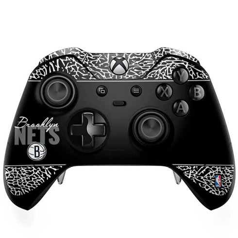 NBA Brooklyn Nets Elephant Print Xbox One Elite Controller Skin
