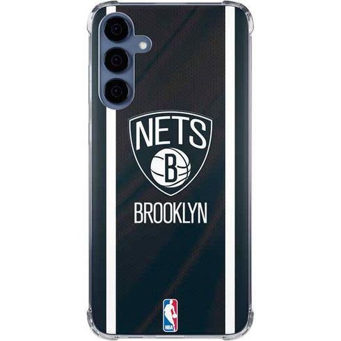 NBA Brooklyn Nets Jersey Galaxy A55 5G Clear Case