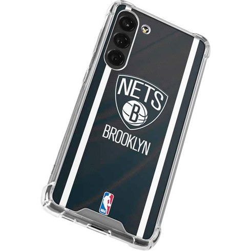 NBA Brooklyn Nets Jersey Galaxy S24 FE Clear Case