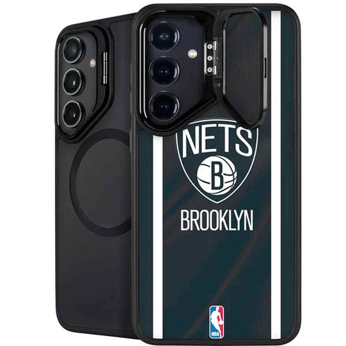 NBA Brooklyn Nets Jersey Galaxy S25 Plus Kickstand Case