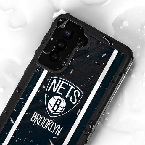 NBA Brooklyn Nets Jersey Galaxy S24 Plus Waterproof Case